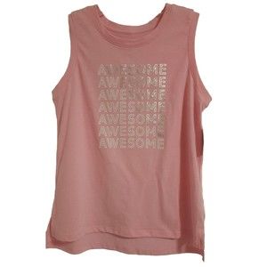 Girl's Athletic Works Sleeveless Graphic Strapless Tank Top Large (10-12) NWT